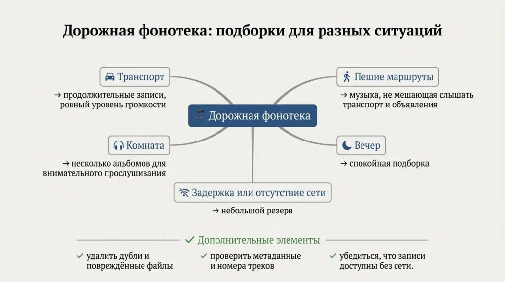 Дорожная фонотека: подборки для разных ситуаций